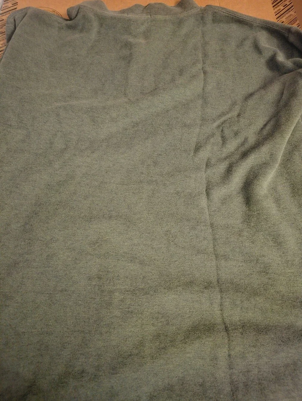 Polo Ralph Lauren Estate Rib Dark Green Quarter-Zip Pullover Sweatshirt 3XB